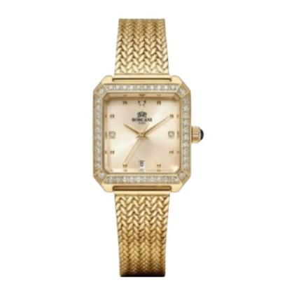 Roscani ROSWS155K1 Gold Stainless Steel Strap Analog Women Watch